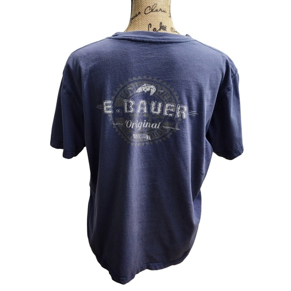 Eddie Bauer Graphic T-Shirt Crew Neck Casual Top Outdoors Logo L - Picture 2 of 5